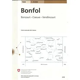 1065 BONFOL ECHELLE 1 25 000