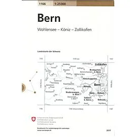 1166 BERN ECHELLE 1 25 000