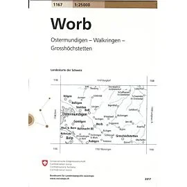1167 WORB ECHELLE 1 25 000
