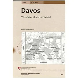 1197 DAVOS ECHELLE 1 25 000
