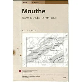 1201 MOUTHE ECHELLE 1 25 000