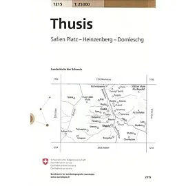 1215 THUSIS ECHELLE 1 25 000