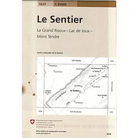 1221 LE SENTIER ECHELLE 1 25 000