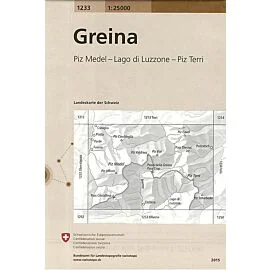 1233 GREINA ECHELLE 1 25 000