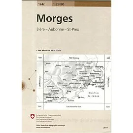 1242 MORGES ECHELLE 1 25 000