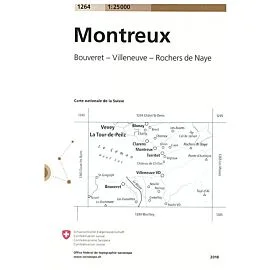 1264 MONTREUX ECHELLE 1 25 000