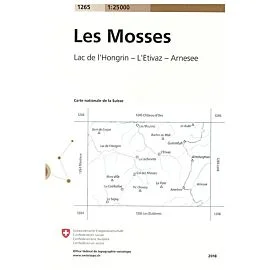 1265 LES MOSSES ECHELLE 1 25 000