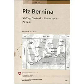 1277 PIZ BERNINA ECHELLE 1 25 000