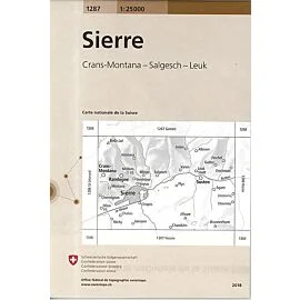 1287 SIERRE ECHELLE 1 25 000