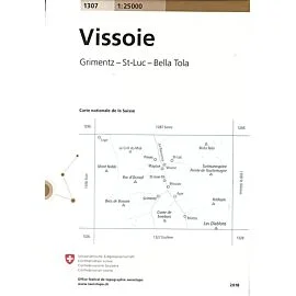 1307 VISSOIE ECHELLE 1 25 000