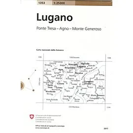 1353 LUGANO ECHELLE 1 25 000