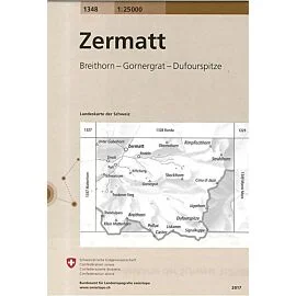 1348 ZERMATT ECHELLE 1 25 000