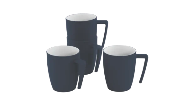 Gala 4 Person Mug Set Navy Night