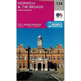134 GB NORWICH THE BROADS 1 50 000