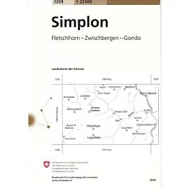 1309 SIMPLON ECHELLE 1 25 000