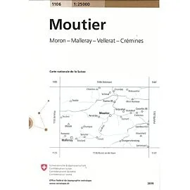 1106 MOUTIER ECHELLE 1 25 000