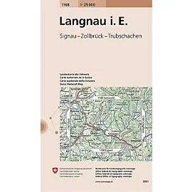1168 LANGNAU ECHELLE 1 25 000