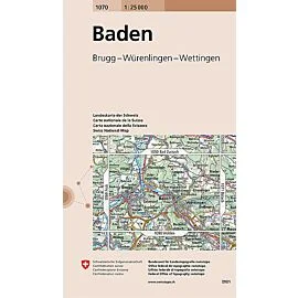 1070 BADEN ECHELLE 1 25 000