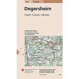 1094 DEGERSHEIM ECHELLE 1 25 000