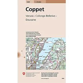 1281 COPPET ECHELLE 1 25 000