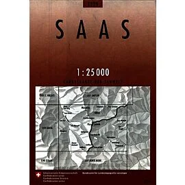 1329 SAAS ECHELLE 1 25 000