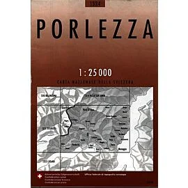 1334 PORLEZZA ECHELLE 1 25 000